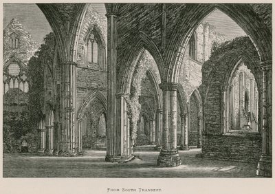 Abbaye de Tintern, depuis le transept sud - Alexander Francis Lydon